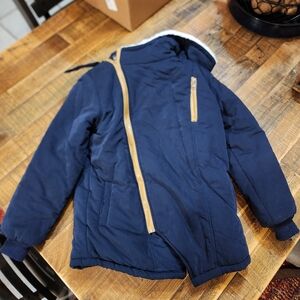 Youth 14 faux fur lined hooded jacket